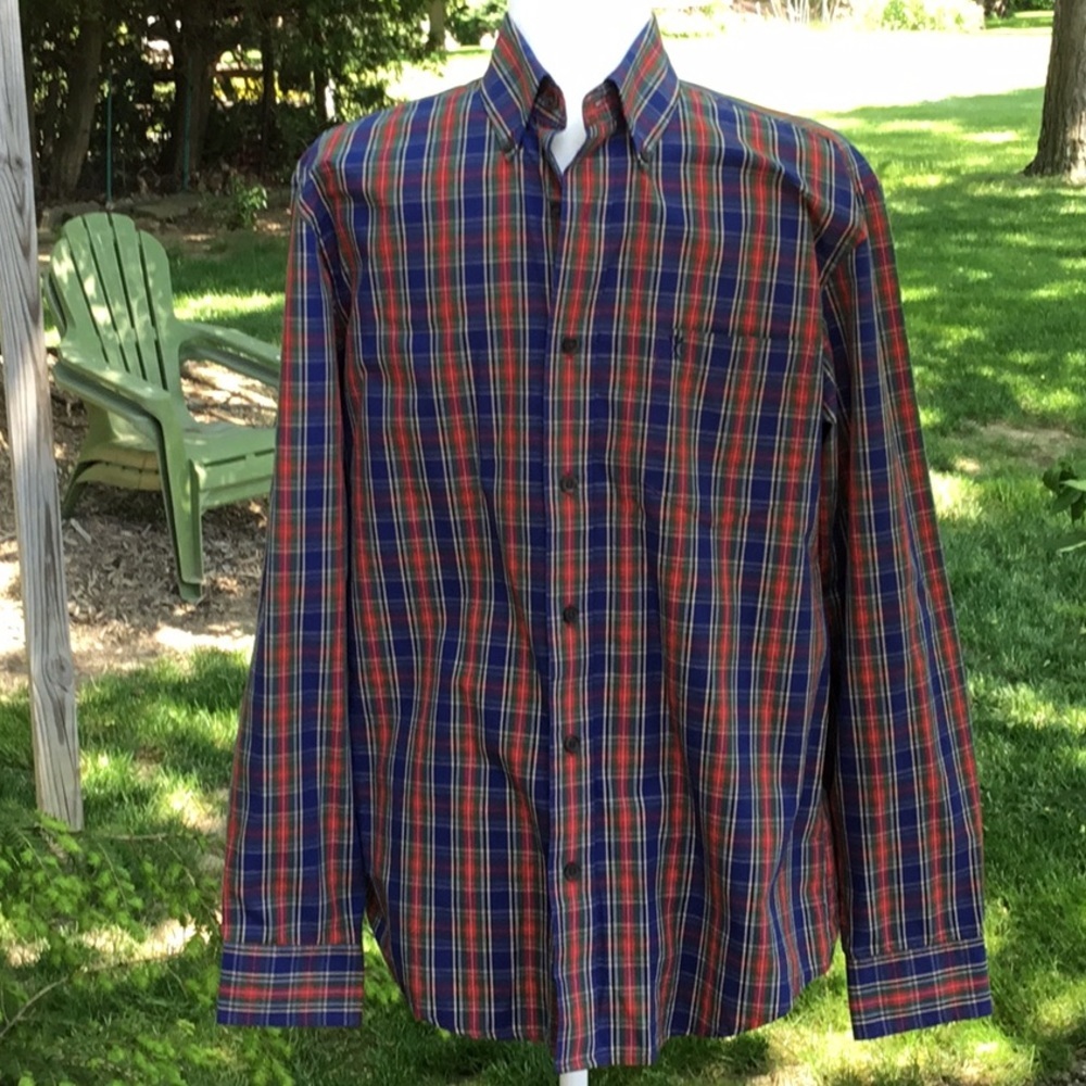 EUC Arrow plaid button down